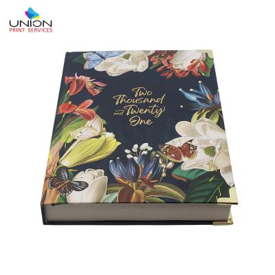 China paper & Cheap Stamp Embossed Paper Service Cardboard OEM Gold Foil Metal Corner Case Bound Book Woodfree Printing for sale