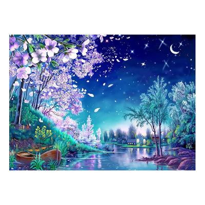 China Wholesale Diamond Painting Full Autumn Cartoon Landscape Drill for sale