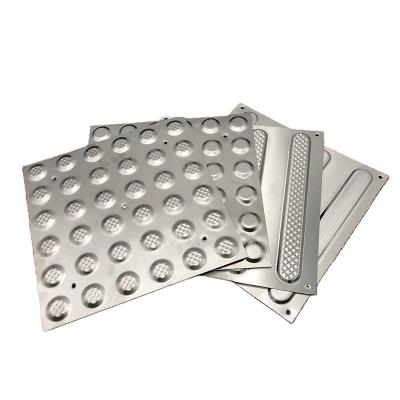 China Blind Building In Floor Strip Stud Stainless Steel Warning Touchpads Running 304 316 For Public Place for sale