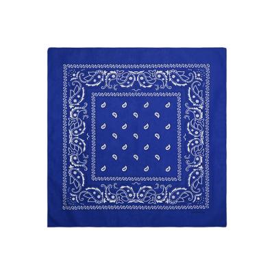 China Wholesale Multifunctional Custom Design Square 100% Made OEM Cotton Hip Hop Soft Square Paisley Nandana 100% Printed Paisley 54x54cm for sale
