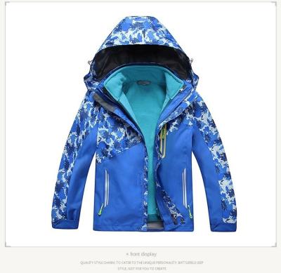 China Children's clothing men's jacket new windproof children's and women's autumn and winter youth warm jacket two-piece for sale