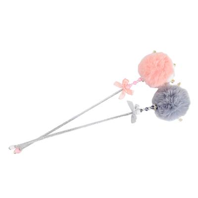 China Hot-selling Cat Stick Hair Ball Cat Funny Pet Interaction Better Paw Bells For A Experience for sale