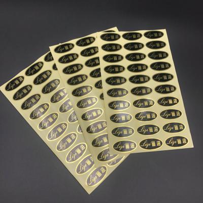China Waterproof Gold Foil Sticker Labels 2 Inch Cheap Label Stickers For Gift And Cake for sale