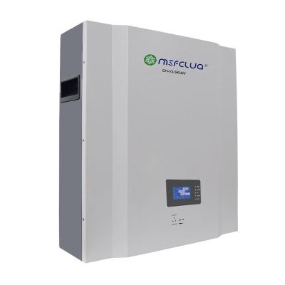 China Home Appliances MSFCLUA 51.2v 100ah lithium solar storage lifepo4 cell rechargeable lithium iron storage battery power wall for sale