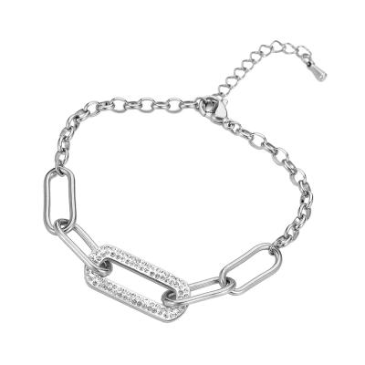 China BOHEMIA factory hot sale bracelet ladies diamond bracelet geometric stainless steel bracelet for party for sale