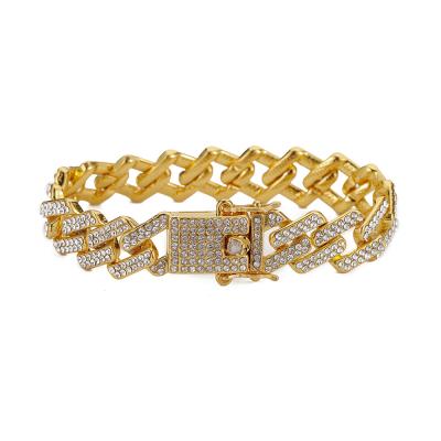 China BOHEMIA Factory Hot Sale Gold Plated Diamond Bracelet Set Men's Bracelet Diamond Bracelet For Daily Life for sale