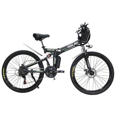 China Aluminum Alloy 21 Speed Mountain Bike Electric Aluminum Frame 1000W 48V 20Ah Electric Bicycle 26