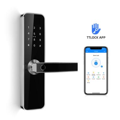중국 지적인 방 자물쇠 안전 지문 무선 Bluetooth TTLock APP 디지털 방식으로 똑똑한 자물쇠 판매용