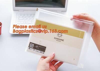 Cina La serratura dello zip delle borse della chiusura lampo del cursore di A4 A5 A6 B5 archiva il portafoglio con stampa in vendita