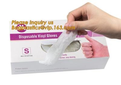 China Guante disponible del examen de los suministros médicos, guantes dentales de los guantes de la mano del nitrilo del CPE PE NBR del PVC del látex en venta