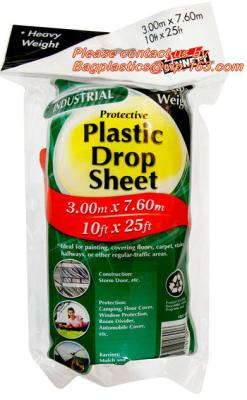 China Rückgangs-Blatt-Schutztuch-Farben-Staub-Blatt-Plastikmaler-PET-schützendes Tabellen-Schutztuch zu verkaufen