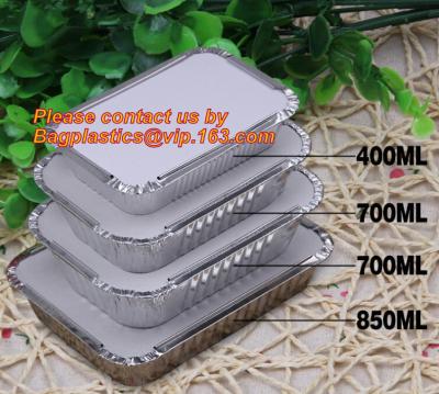 Chine conteneurs d'aluminium conteneur de nourriture de papier aluminium de 10 pouces pour la casserole de cuisson de dinde de casserole de rôti de Halloween de pizza à vendre