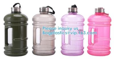 China Botella de agua amistosa del eco plástico grande de la capacidad del jarro de los deportes del gimnasio de la aptitud de las botellas de agua con Straw Drinking en venta