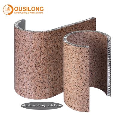 China Painel de teto de alumínio de alumínio de mármore personalizado da parede do favo de mel de Grian da forma quadrada 15-20 anos de garantia à venda