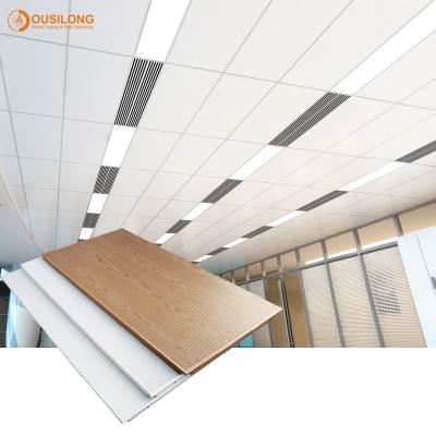 Chine Agrafe en aluminium dans le diamètre faux acoustique perforé suspendu 1.8mm du plafond 300x1200mm à vendre