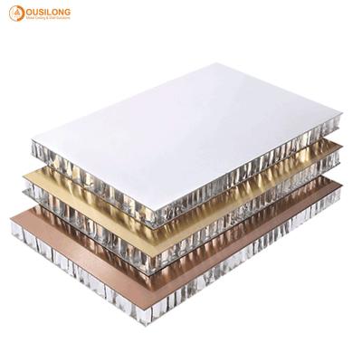 China Painel de alumínio do favo de mel, telha decorativa da parede exterior da construção Tegular à venda