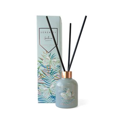 China Customized Viable 150ml Dome Glass Bottle Decorative Perfume Reed Diffuser With Sticks OEM ODM for sale