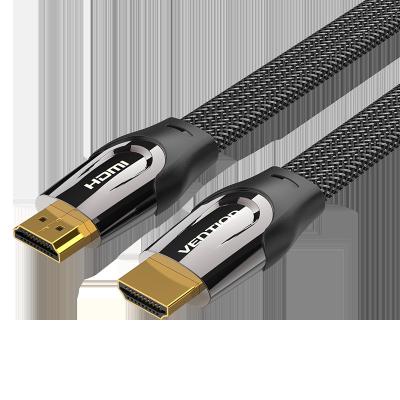 China Hot Selling 3m AASBI BLACK COMPUTER Nylon Braided Flat Audio Video Cable 4k HDMI Cable High Speed HDMI Cable for sale