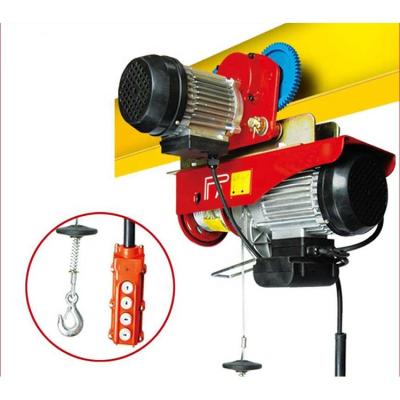 China Building Material Shop Mini Electric Hoist1000kg 1500kg Electric Motor Miniature Small Wire Rope Hoist Hoist for sale