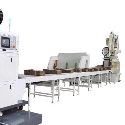 China Full Automatic Food 6 Axis Arm Robot Palletizer System For FFG Machine High Speed Integrated Stapler Folder Gluer for sale