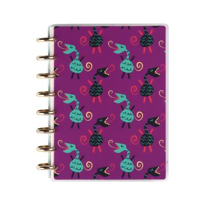 China Home/Office/School/Business/Gift/Other Design A5 A6 Disc Binding Notebook Custom Printing Happy Mood Weekly Planner for sale
