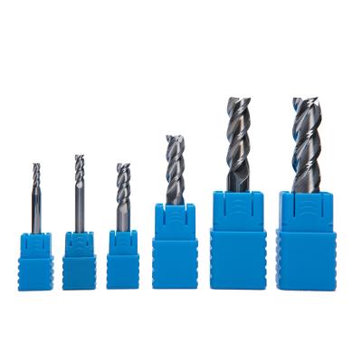 China HRC58 High Accuracy Round Nose Ball Nose Milling Cutter Tool High Speed Solid Carbide End Mills CNC Cutter Tool 3 Flutes For Steel Or Aluminum for sale