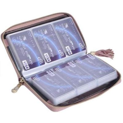 China Long Wallets Wholesale Designer Customized Genuine Leather Ladies Zipper Wallet RFID Credit Business Card Holder Purse Wallet for sale