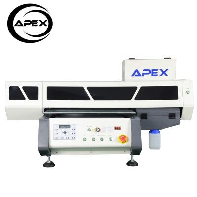 China Garment Stores Apex Digital Printer Desktop A2 Size UV Led Printer Flatbed UV Printer for sale