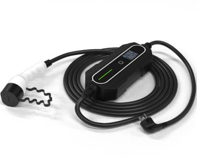 China 3.5/7KW High Quality Portable Car EV Charger Type 1 Type2 EV Portable Charging Station With Screen YLEV035K-P035/P7 for sale