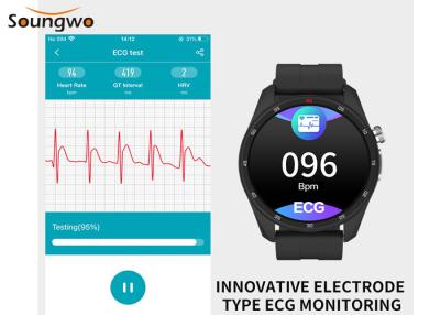 Chine Coeur en temps réel Rate Monitor Watch de W11 24H ECG BP avec la batterie 200mAH à vendre