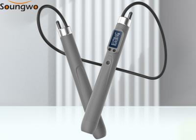 Chine Corde de saut numérique électronique futée de saut deux dans une avec la fréquence cardiaque d'exercice pour la forme physique à vendre
