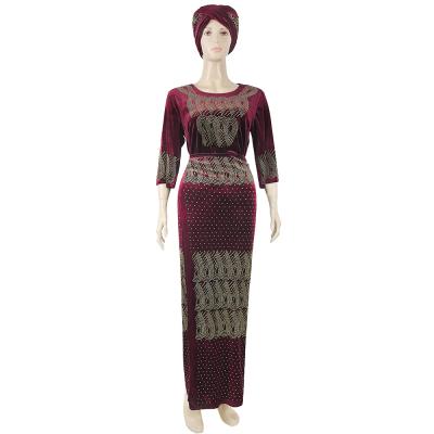 China 2021 Sustainable Spring Integral Spring Fashionable Casual Lady Dresses Long Length Brown for sale