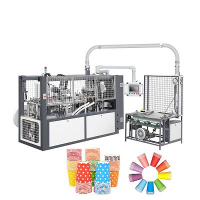 China Industrial Intelligent Medium Speed Paper Slitter Paper Cup Forming Machine Coffee Cup Making Machine for sale