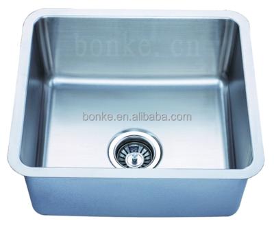 China Without Faucet Stainless Steel Small Radius Angles Undermount Sink For KUS1917-N Kitchen Sinks Manufacturer for sale