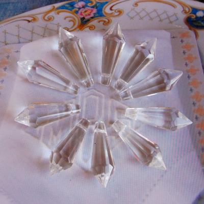 China MH-12337 Contemporary Pink Color Prisms Glass Chandelier Prism for sale