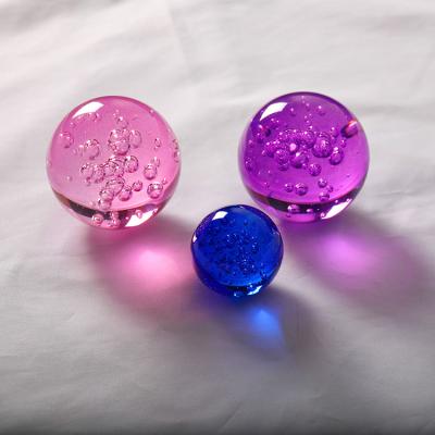 China Europe k9 Bubble Glass Crystal Ball Bubble Glass Ball for sale