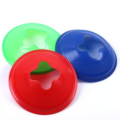 China Outdoor Hot Selling Exercise Flower Speed Practical Training Marker Colorful Practice Sports Disc Soccer Cone Set for sale