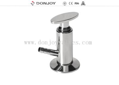 China Sanitary Stainless Elliptic Sample valve Clamped Connection SS304 / ss316L Gasket PTFE for sale