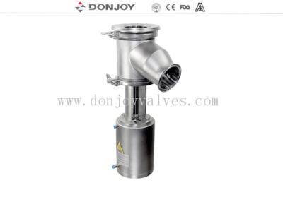 China DONJOY Pneumatic internal open Tank Bottom Valve with clamp connection for sale