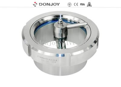 China Vidro de vista de aço inoxidável da união da qualidade DN150 com o limpador da poeira à venda