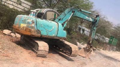 China Excavadora hidráulica usada Kobelco 12 toneladas para projeto de construção à venda