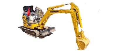 China Komatsu 3D67E-5 Engine Model Water Cooled KOMATSU PC18 Excavator With 0.04m3 Bucket Capacity for sale