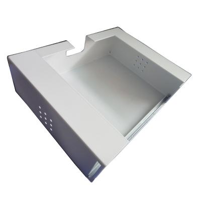 China Cold Roll Steel White Powder Coating Tightly Welding Sheet Metal Chassis for sale