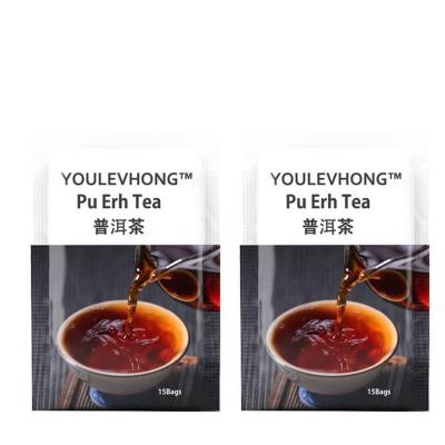 China pu earth tea Medium Raw Dark Red YOULEVHONG pu erh tea pu er cha for sale