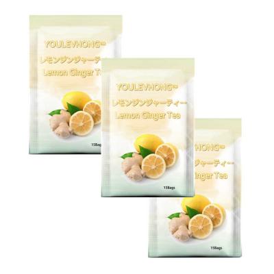 China Organic Lemon Ginger Black Tea - 20 Individually Wrapped Tea Bags Beauty Natural Detox Herbal Tea for sale