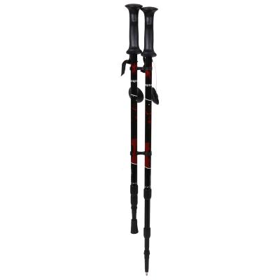 China Durable High Quality AOQIDA Promotion Three Sections Alum 6061 Trekking Pole for sale