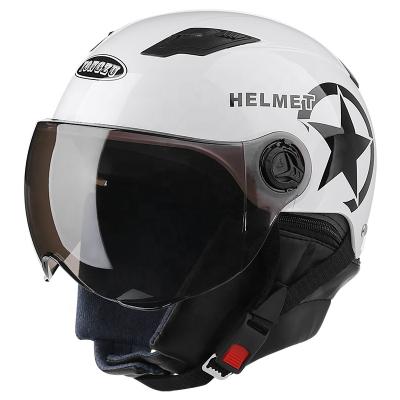 China Factory Wholesale Electric Vehicle Sunscreen Primary Color Paintless Safety Helmets Durable Protective for sale