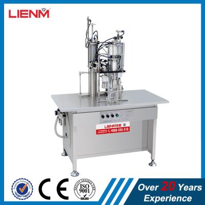 China Body Spray Paint Air Freshener Filling Line Packing Line Production Line Small scale aerosol filling sealing machine for sale