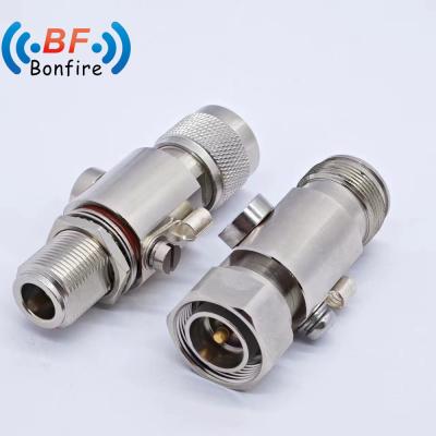 중국 BLQ-XXXXX RF 698-3800MHz 여성 잭 동축 번개 차단기 N-M에서 N-F 인터페이스 판매용