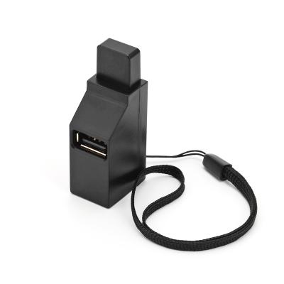 China 3 Ports Mini 3 Ports USB 2.0 Ports Portable Splitter Hub High Speed USB 3 HUB USB Splitter HUB for PC Laptop MacBook Pro for sale